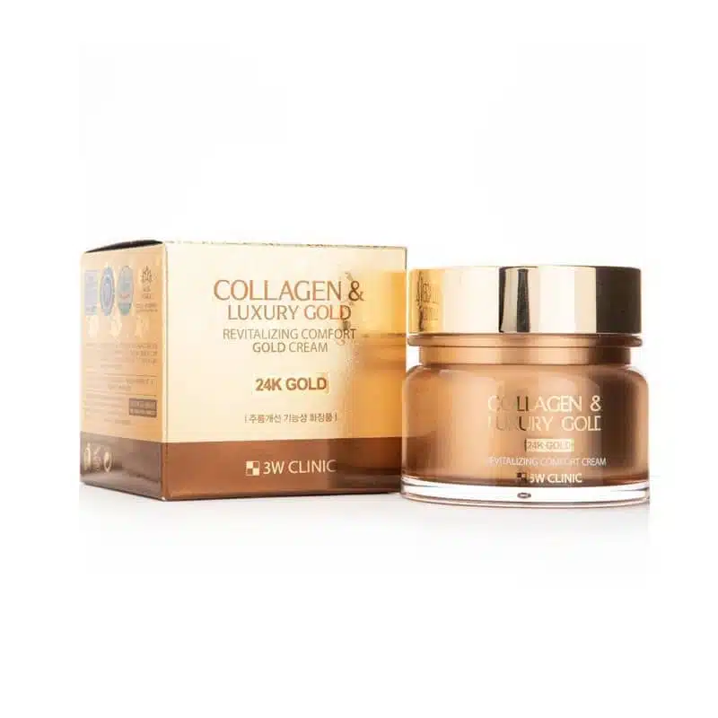 3W Clinic Collagen And Luxury Gold Cream 24k Anti-Wrinkle Effect 100g