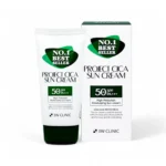 3W Clinic Project Cica Sun Cream SPF50+ PA+++‍ 70ml - Image 2