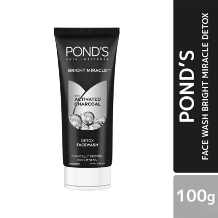 Ponds Bright Miracle Facewash Pure Detox Pollution Clear – 100g