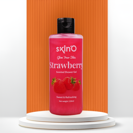 SkinO Strawberry Scented Shower Gel 220ml