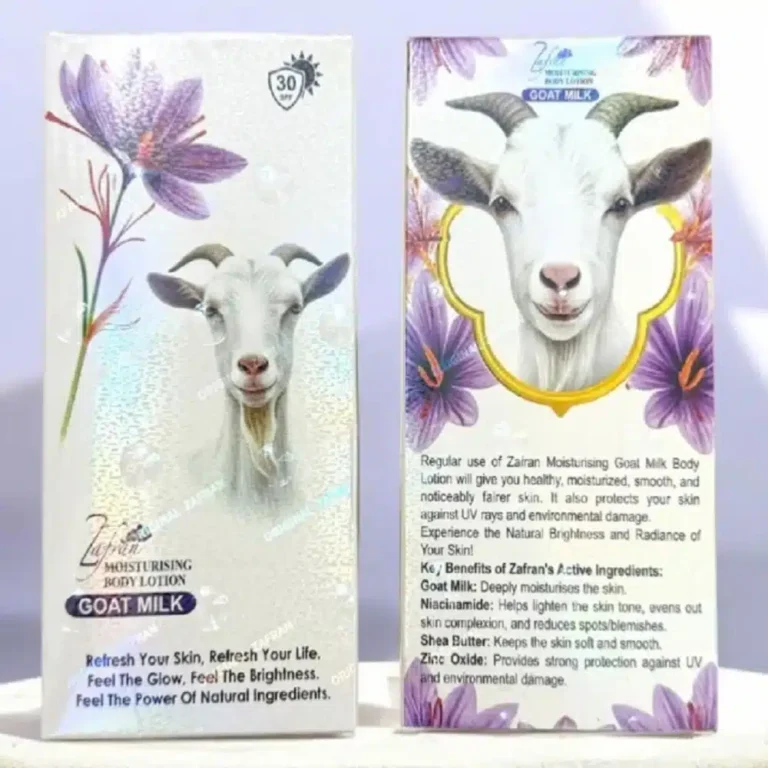 Zafran Goat Milk Moisturising Body Lotion 100ml