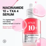 Anua Niacinamide 10% + TXA 4% Serum – 30ml - Image 2